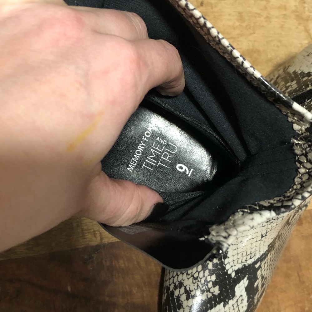 PU SNAKE print ankle Boot - Picture 3 of 5